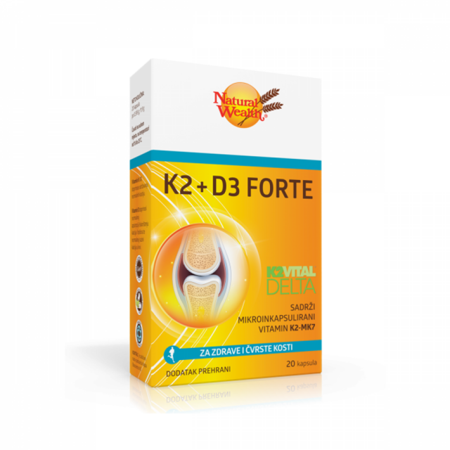 NATURAL WEALTH K2+D3 FORTE KAPSULE A40